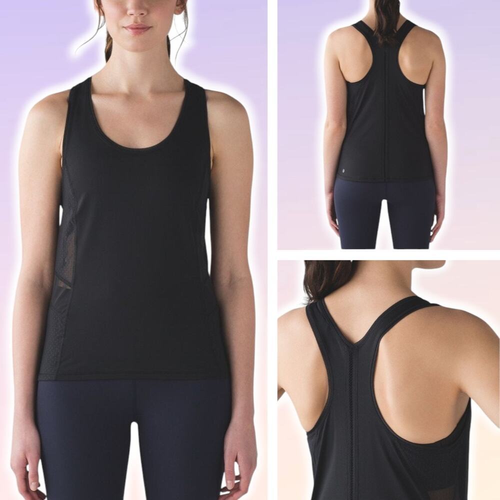 LULULEMON Embodiment Tank Sz 6 Black